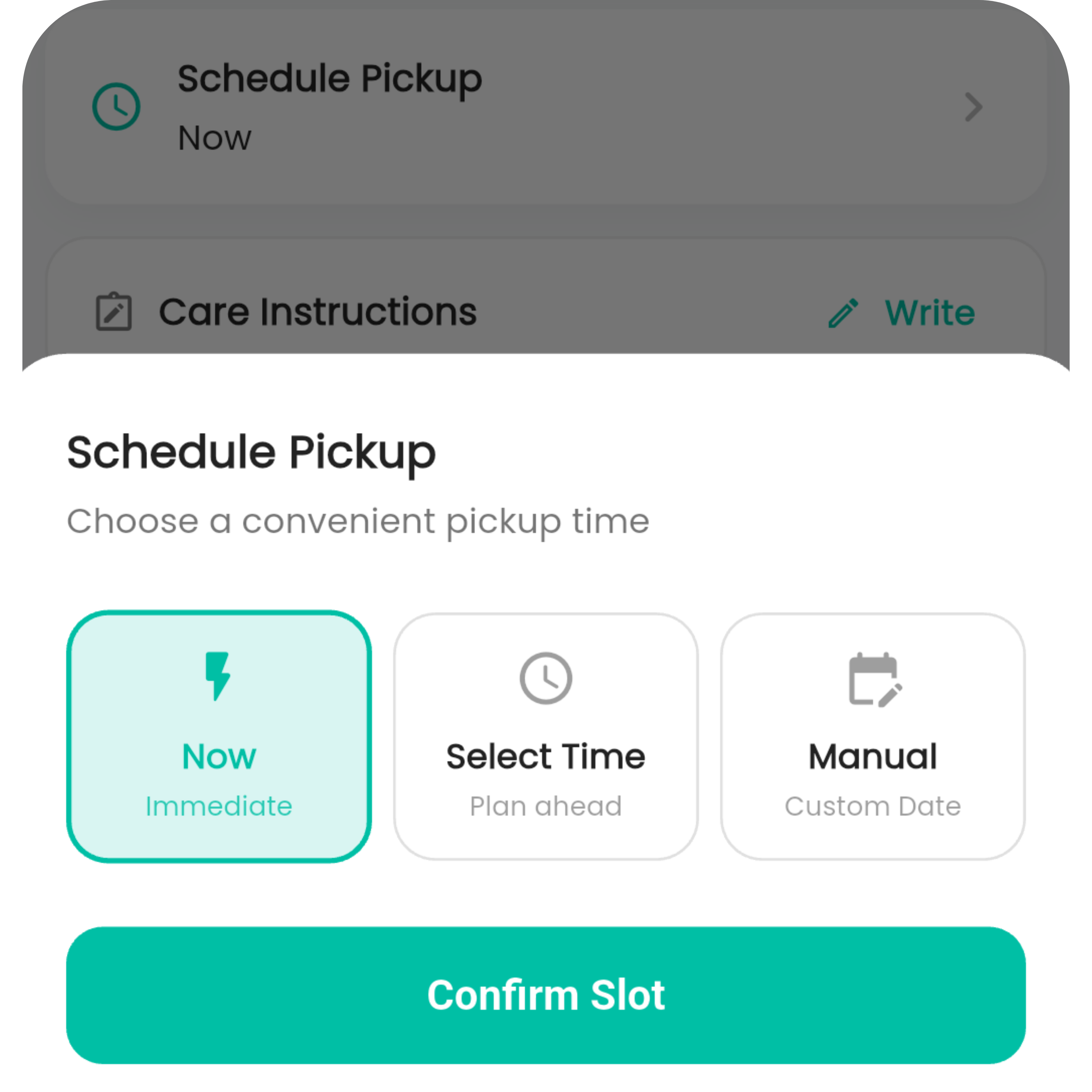 Schedule Pickup